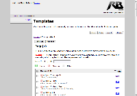 Templates - Edit - Pages