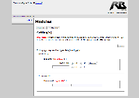 Modules - Settings
